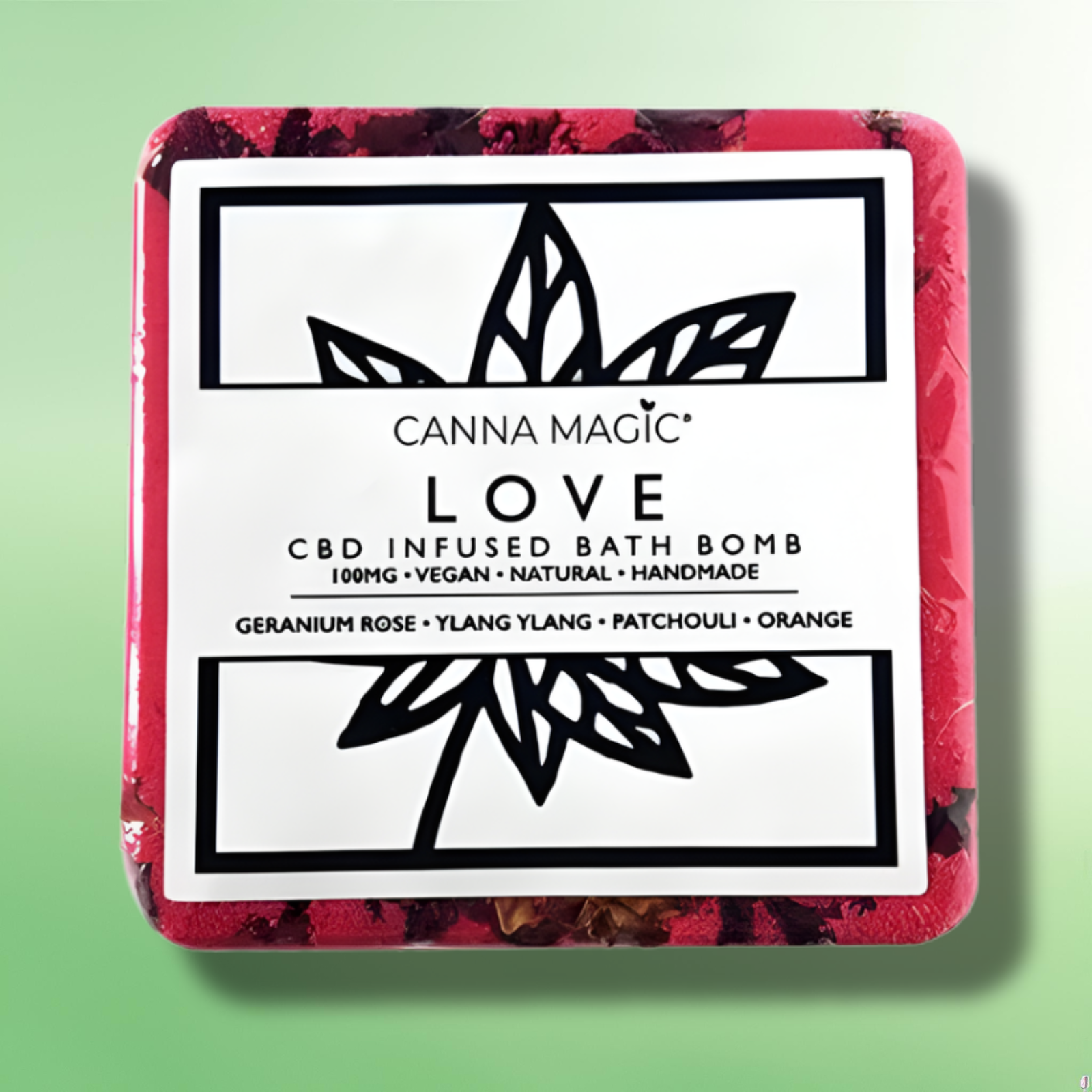 Luxurious 100mg CBD Infused Bath Bombs by Canna Magic - Womens Gift Set - 6 Pcs