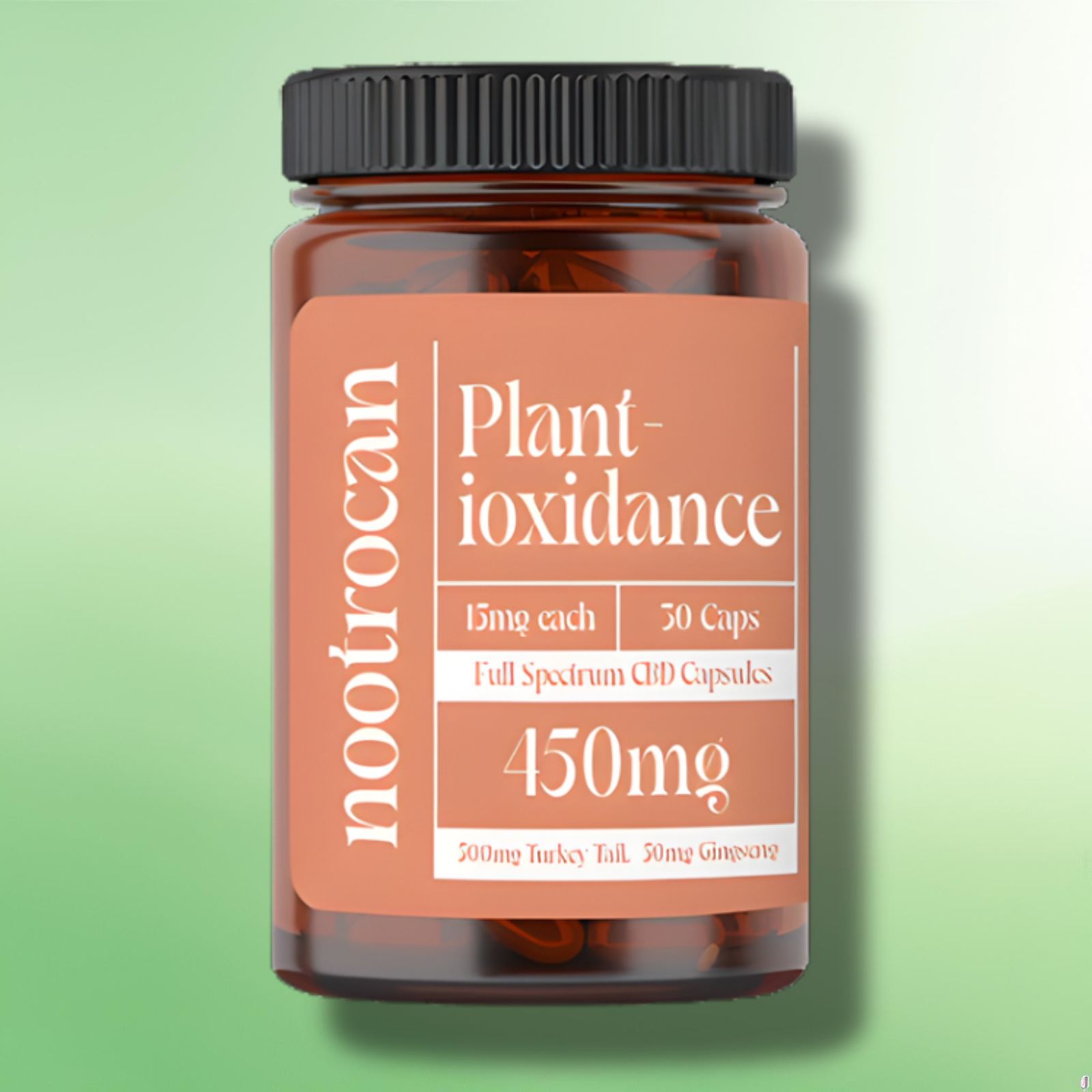 Full Spectrum CBD & Nootropic Capsules by Nootrocan - 450mg/900mg - 30/60 Caps