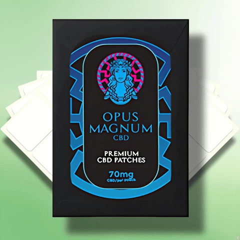 Pain Relief CBD Patches by Opus Magnum | High Strength | 70mg CBD per Patch - CBD Shack