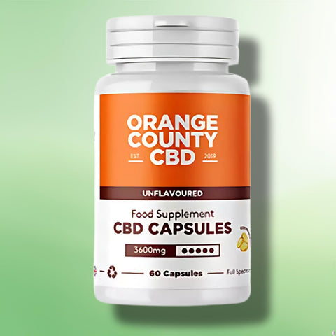 Full Spectrum CBD Capsules by Orange County | 900mg - 3600mg | 60 Capsules