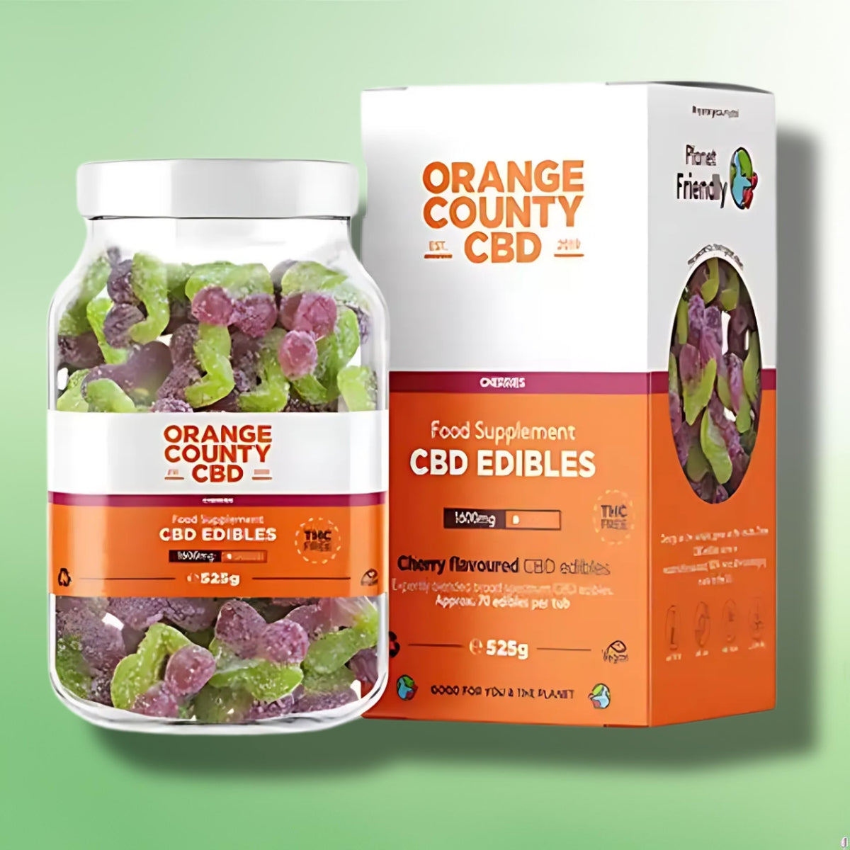 Broad Spectrum CBD Gummies by Orange County | 1600mg CBD | 6 Flavours!
