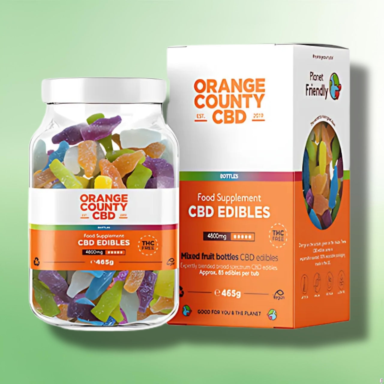 Broad Spectrum CBD Gummies by Orange County | 4800mg CBD | 4 Flavours!