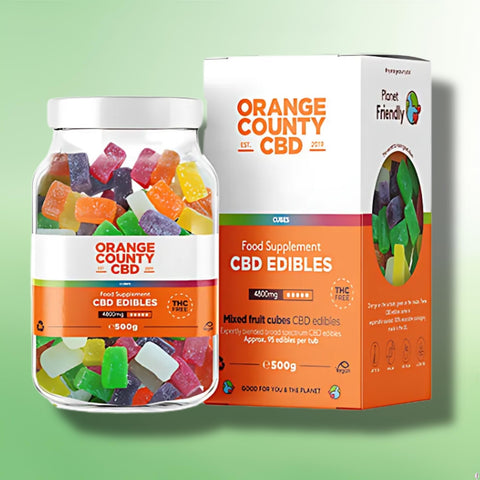 Broad Spectrum CBD Gummies by Orange County | 4800mg CBD | 4 Flavours!