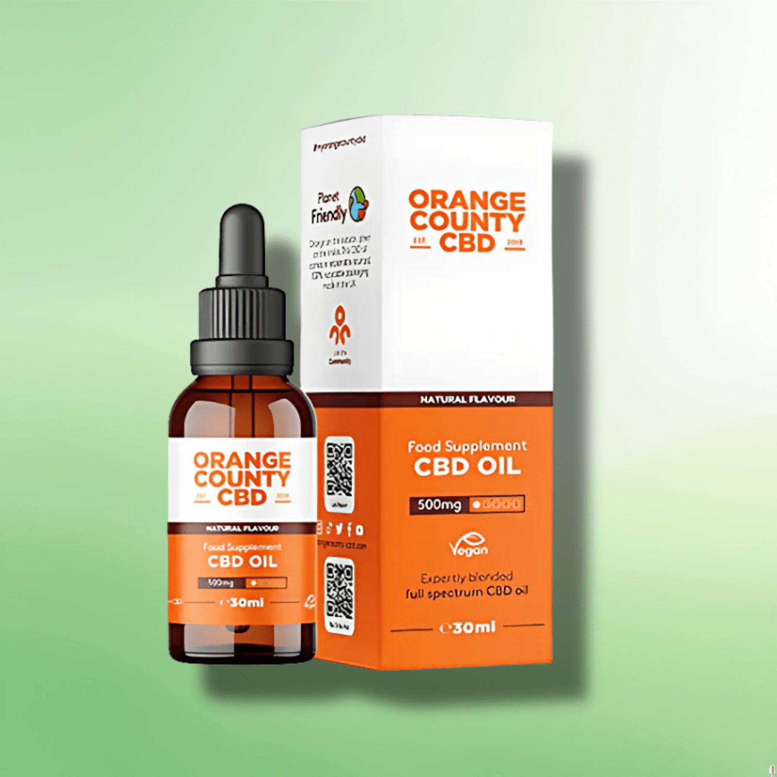 Full Spectrum CBD Oil by Orange County - 500mg - 6000mg - MCT CBD - 30ml - CBD Shack