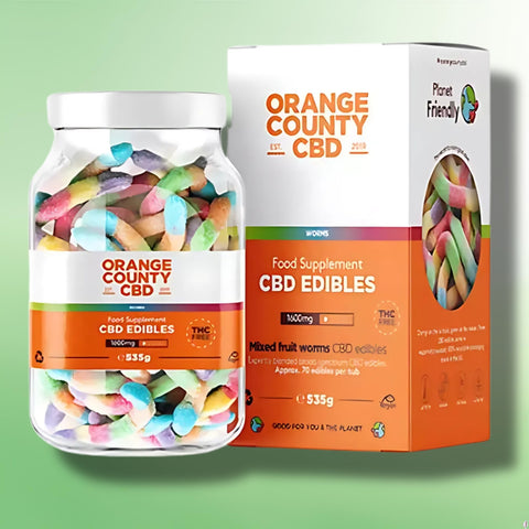 Broad Spectrum CBD Gummies by Orange County | 1600mg CBD | 6 Flavours!