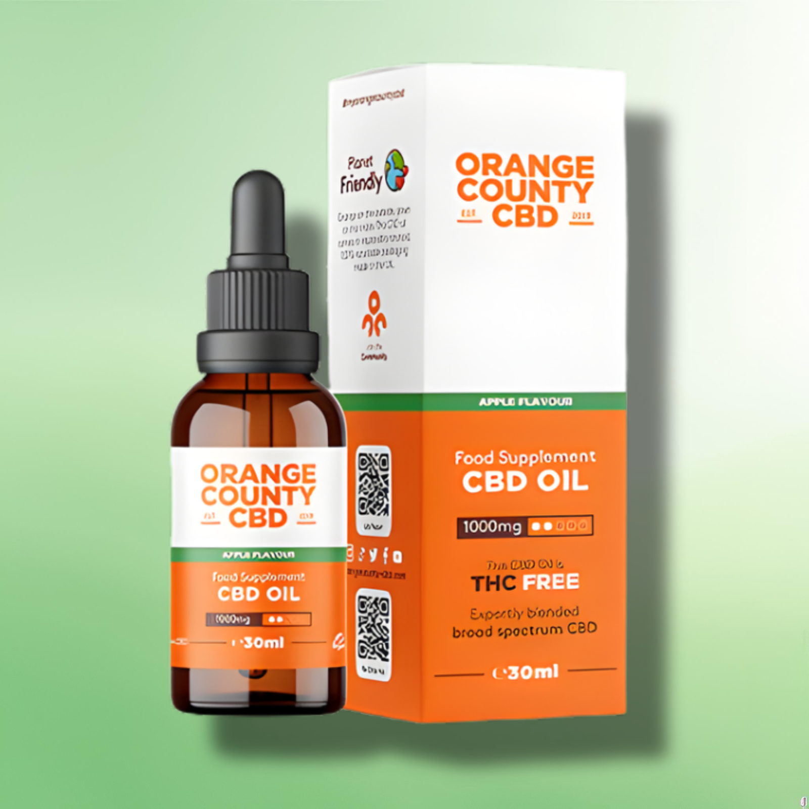CBD Tincture Oil's by Orange County CBD - 500mg-1500mg - 3 Flavours - 30ml
