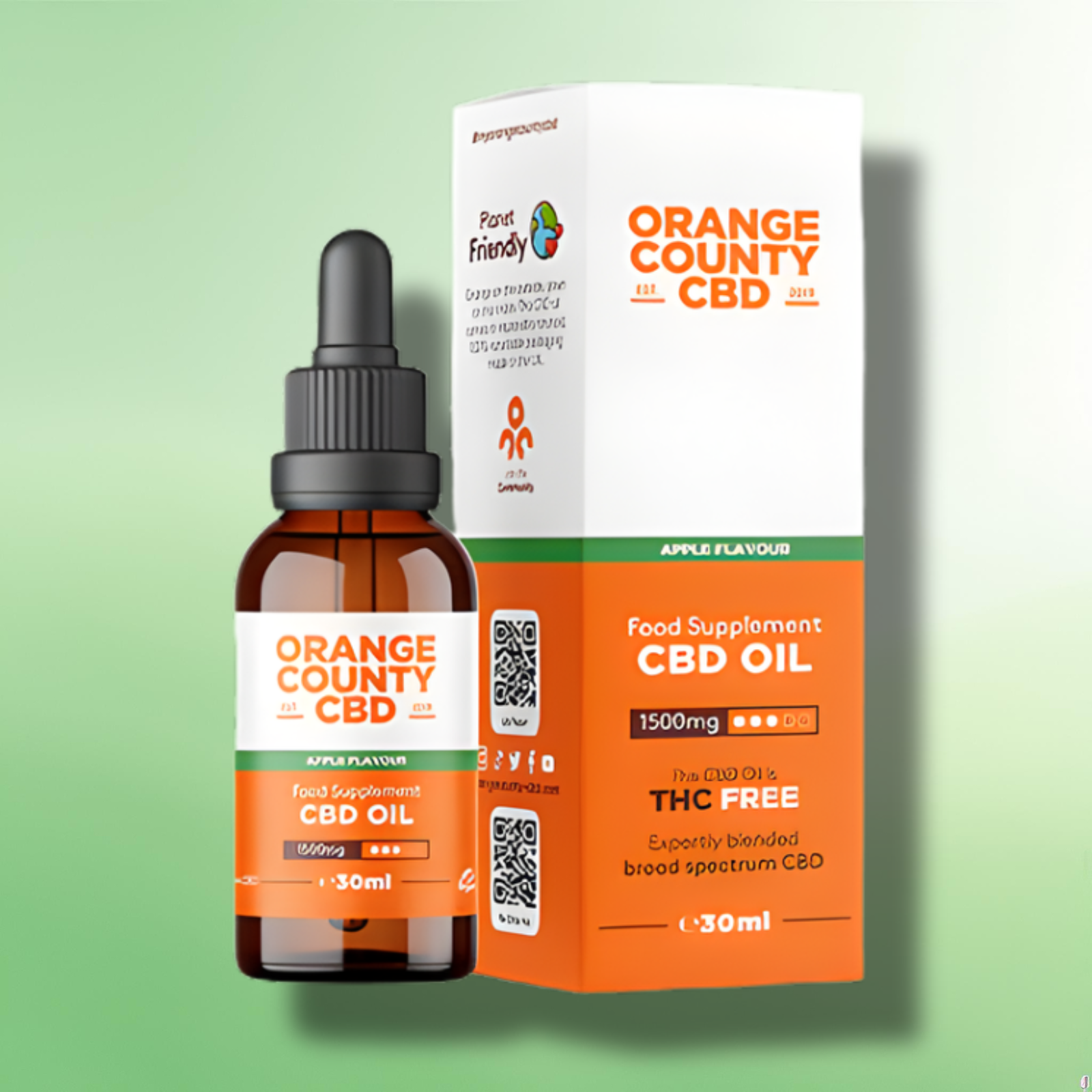 CBD Tincture Oil's by Orange County CBD - 500mg-1500mg - 3 Flavours - 30ml