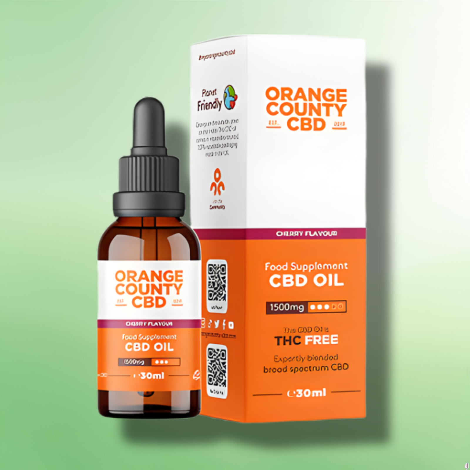 CBD Tincture Oil's by Orange County CBD - 500mg-1500mg - 3 Flavours - 30ml
