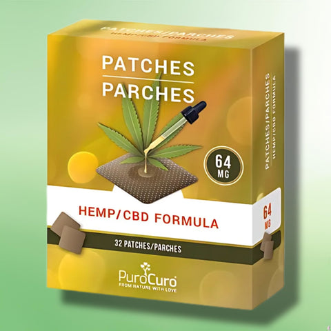 Purocuro 1024mg - 2048mg CBD Patches - Pain Management - 12/32 Patches