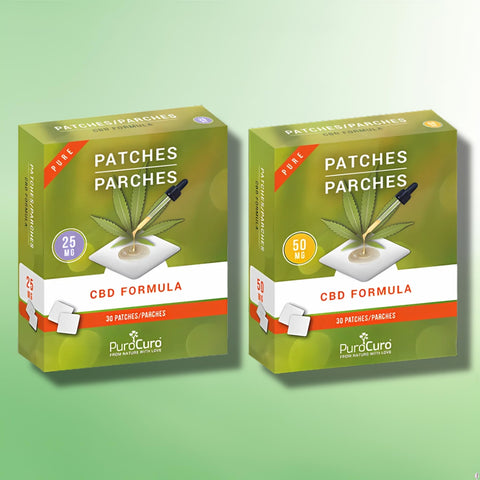 Purocuro 1024mg - 2048mg CBD Patches - Pain Management - 12/32 Patches