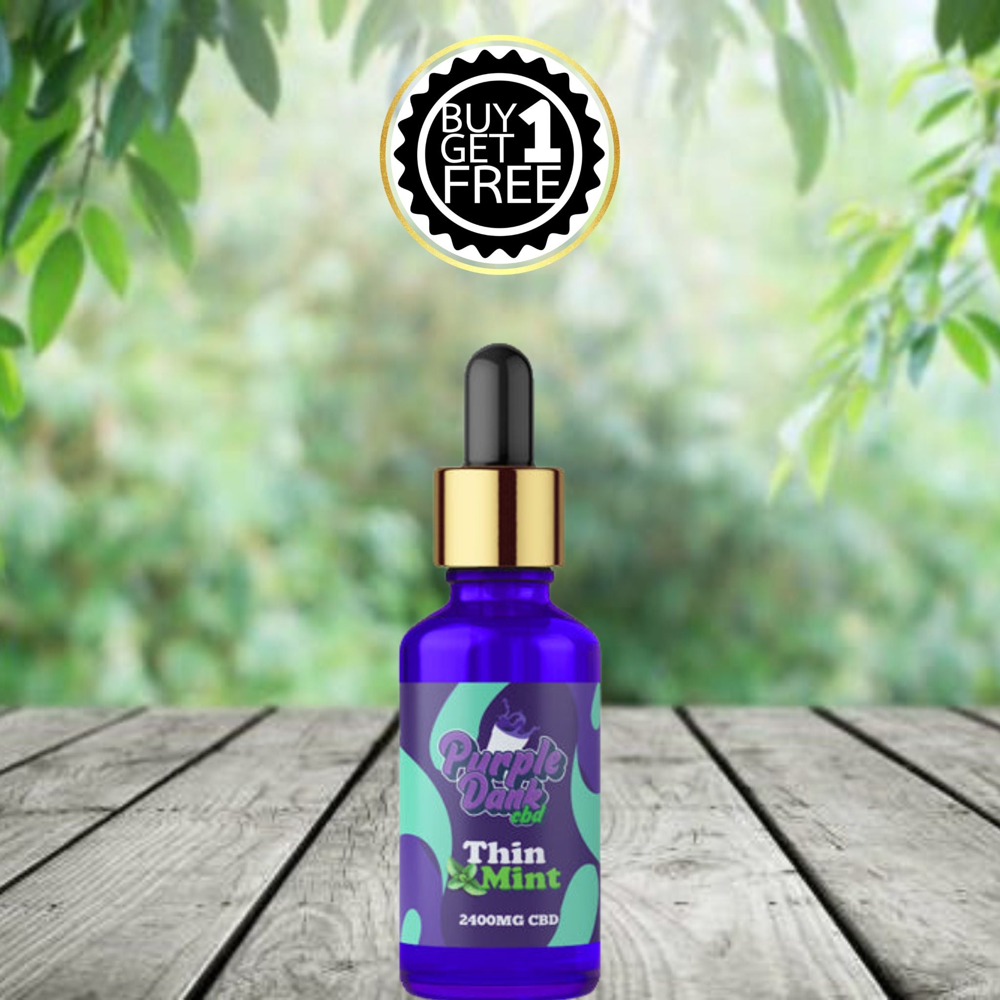 Purple Dank CBD 600mg to 4800mg Full-Spectrum Terpene CBD Oil  (BUY 1 GET 1 FREE)