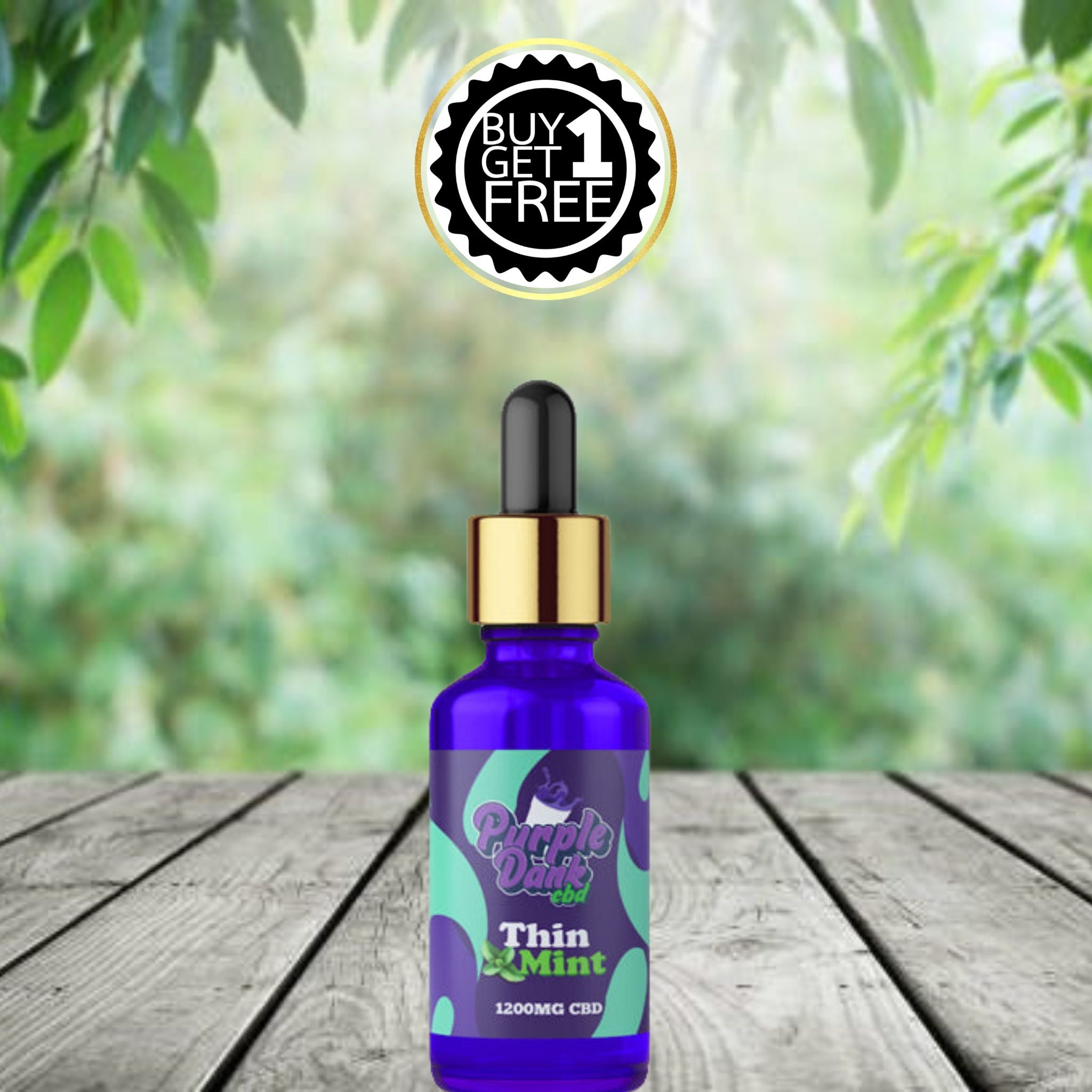 Purple Dank CBD 600mg to 4800mg Full-Spectrum Terpene CBD Oil  (BUY 1 GET 1 FREE)