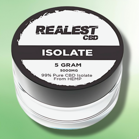 Pure CBD Isolate by Realest - 500mg to 5000mg CBD - 99% Purity! - (BUY 1 GET 1 FREE)