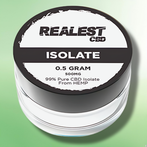 Pure CBD Isolate by Realest - 500mg to 5000mg CBD - 99% Purity! - (BUY 1 GET 1 FREE)