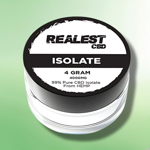 Pure CBD Isolate by Realest - 500mg to 5000mg CBD - 99% Purity! - (BUY 1 GET 1 FREE)