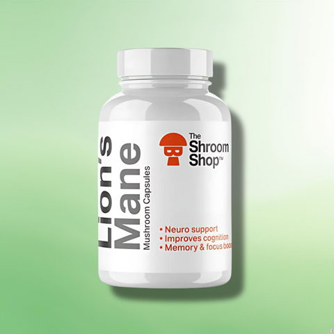 Pure Mushroom Extract Capsules by The Shroom Shop - 90 Caps - 16 Varieties