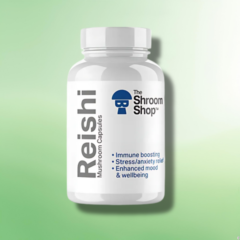 Pure Mushroom Extract Capsules by The Shroom Shop - 90 Caps - 16 Varieties