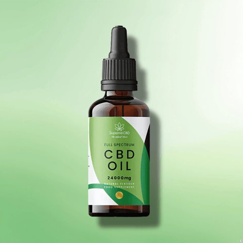 Full Spectrum CBD Oil by Supreme CBD - 500mg - 24000mg - 30ml - CBD Shack