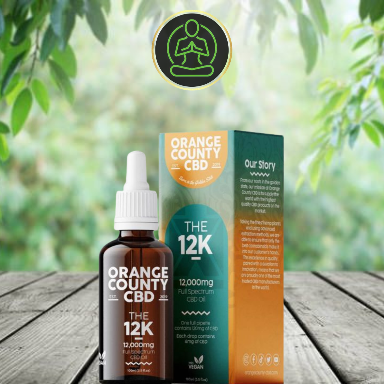 Orange County CBD 12000mg - 25000mg Full Spectrum CBD Oil - HIGHEST STRENGTH