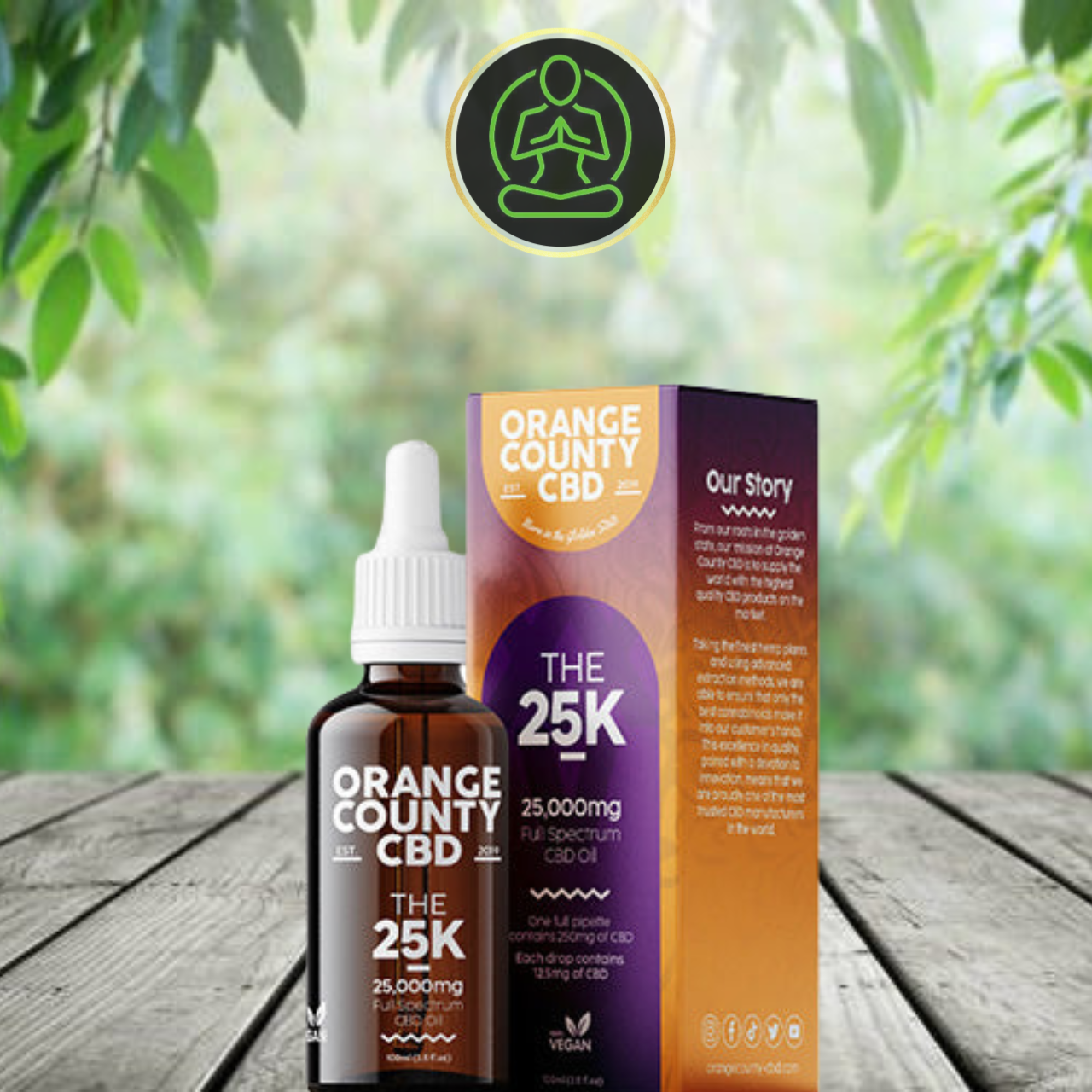 Orange County CBD 12000mg - 25000mg Full Spectrum CBD Oil - HIGHEST STRENGTH