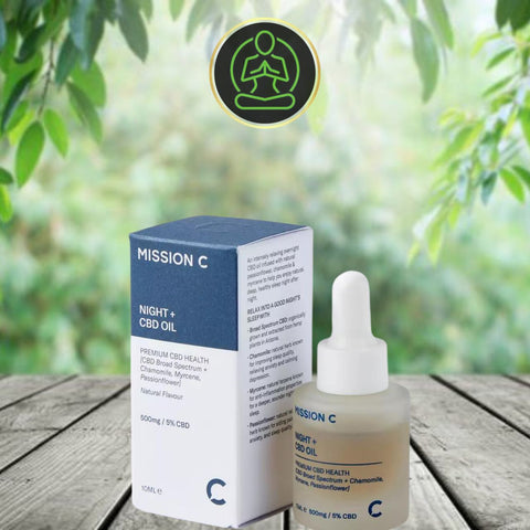 Mission C Night + 500mg - 2000mg CBD Oil - 10ml