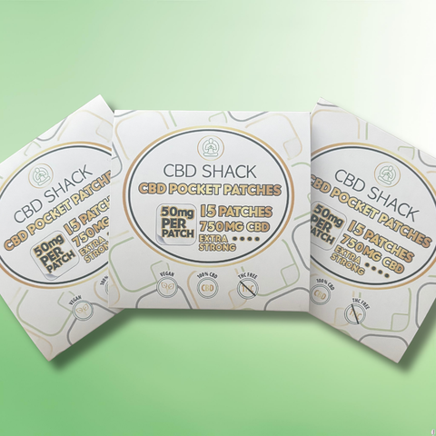 CBD Patches by CBD Shack - High Strength CBD - 20mg to 50mg - 15 Patches