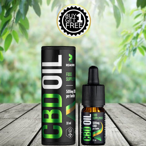 Reakiro 300mg - 1500mg Full Spectrum CBD Oil - 10ml (BUY ONE GET ONE FREE)