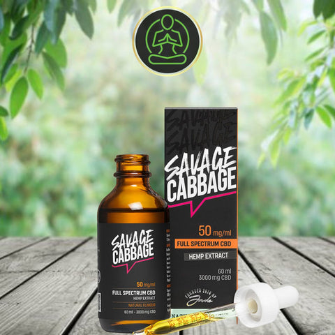 Savage Cabbage 750mg - 6000mg CBD Oil