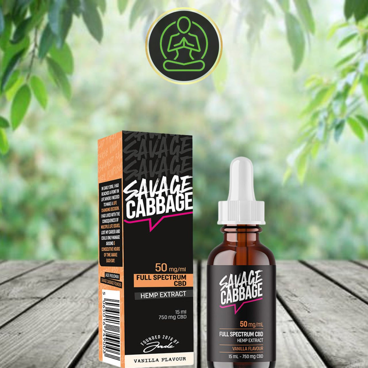 Savage Cabbage 750mg - 6000mg CBD Oil