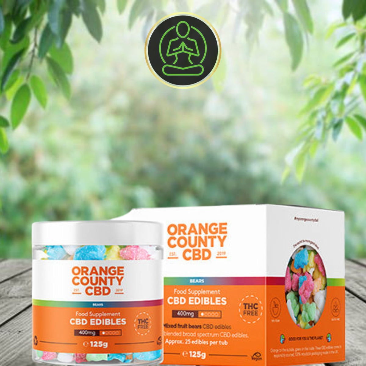 Orange County 400mg - 1200mg CBD Gummy Bears - CBD Edibles