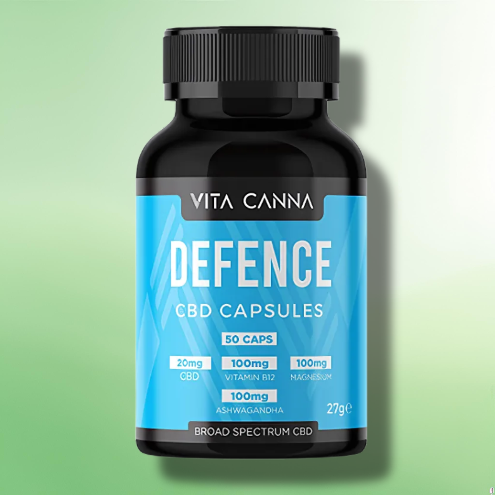 Broad Spectrum CBD Capsules by Vita Canna | Vegan | 500mg-1000mg | 50 caps