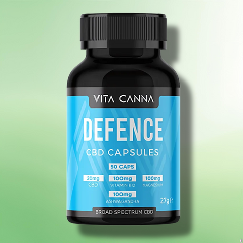 Broad Spectrum CBD Capsules by Vita Canna | Vegan | 500mg-1000mg | 50 caps
