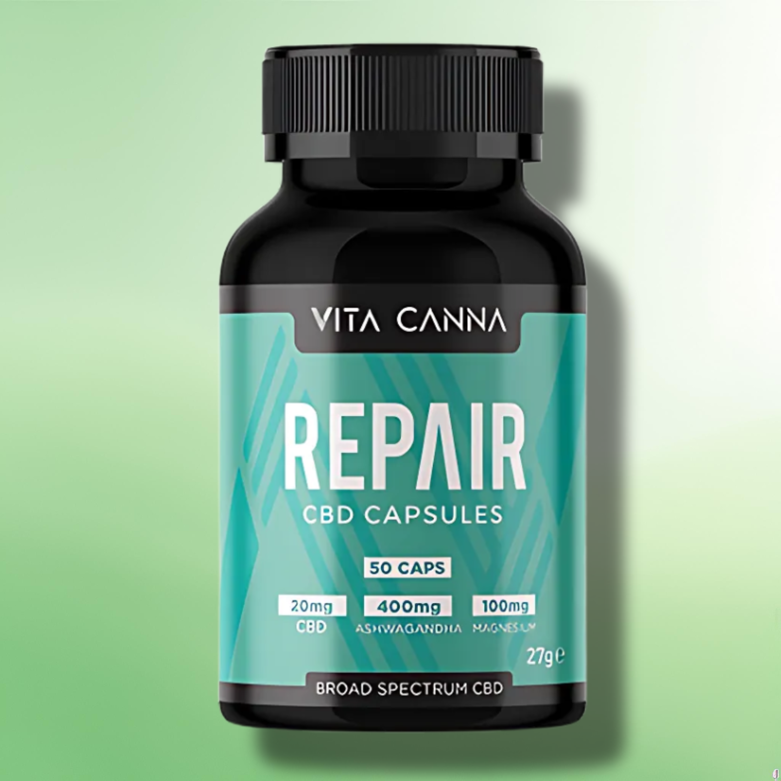 Broad Spectrum CBD Capsules by Vita Canna | Vegan | 500mg-1000mg | 50 caps