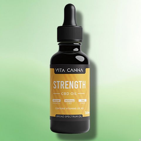 CBD Oil by Vita Canna - 700mg to 2800mg - Broad Spectrum C8 MCT Oil - 30ml