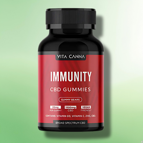 CBD Gummies by Vita Canna 750mg-1500mg CBD - Essential Vitamins + Vegan - 75 pcs