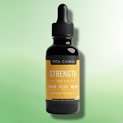 CBD Oil by Vita Canna - 700mg to 2800mg - Broad Spectrum C8 MCT Oil - 30ml
