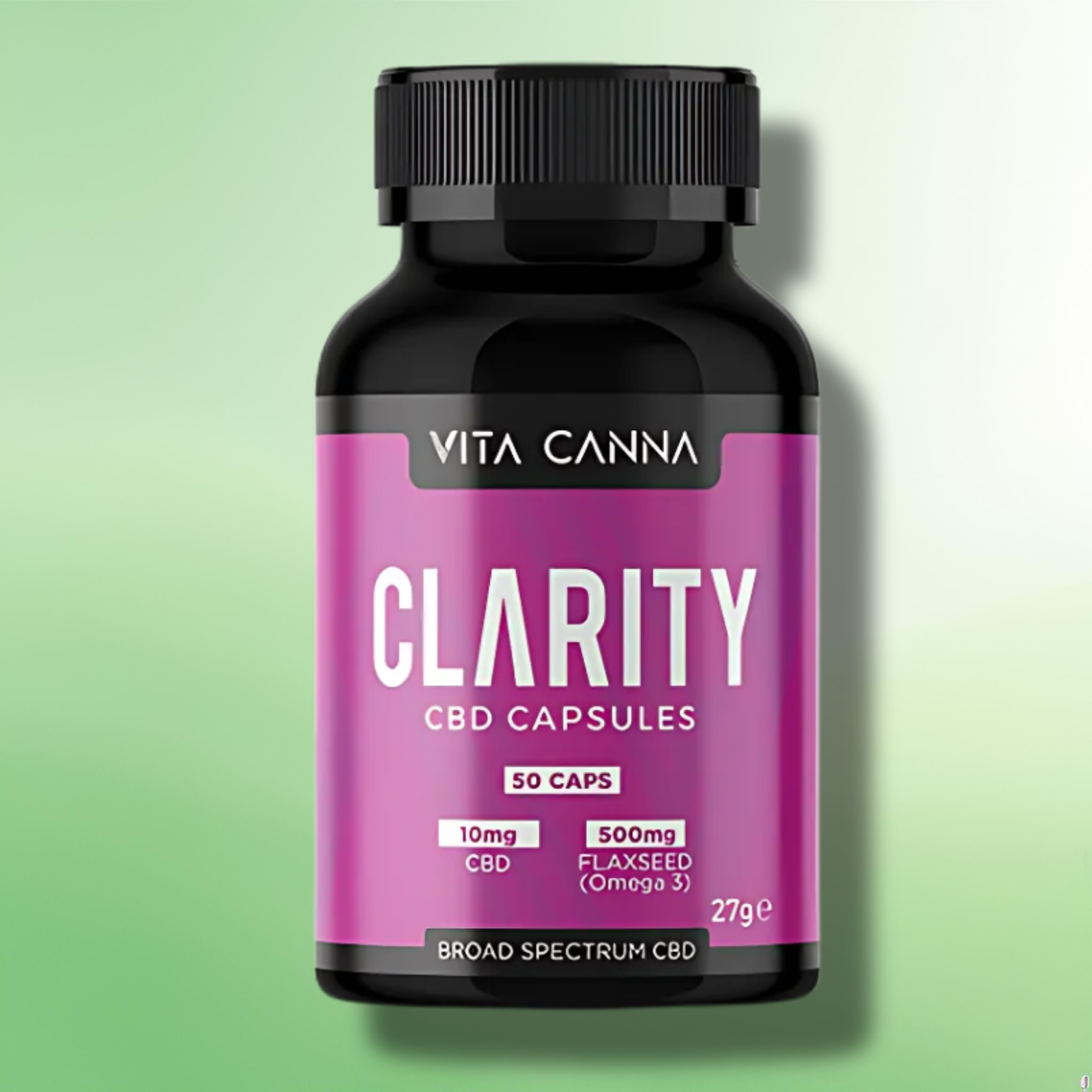Broad Spectrum CBD Capsules by Vita Canna | Vegan | 500mg-1000mg | 50 caps