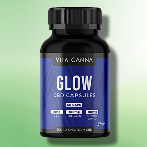 Broad Spectrum CBD Capsules by Vita Canna | Vegan | 500mg-1000mg | 50 caps