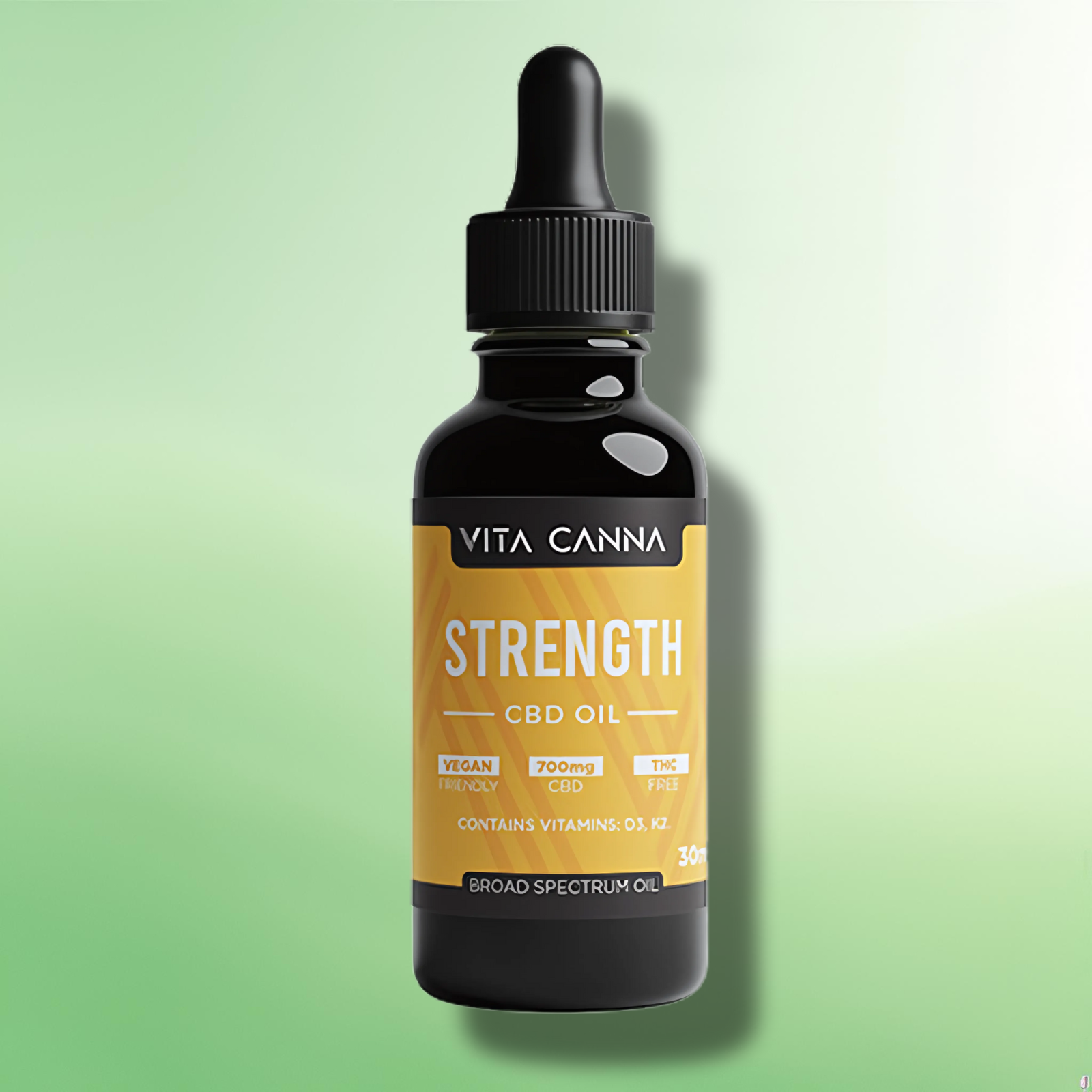 CBD Oil by Vita Canna - 700mg to 2800mg - Broad Spectrum C8 MCT Oil - 30ml