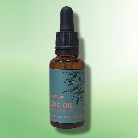 CBD Oil by Voyager - 1000mg to 3000mg Pure & Carefully Extracted CBD - 30ml
