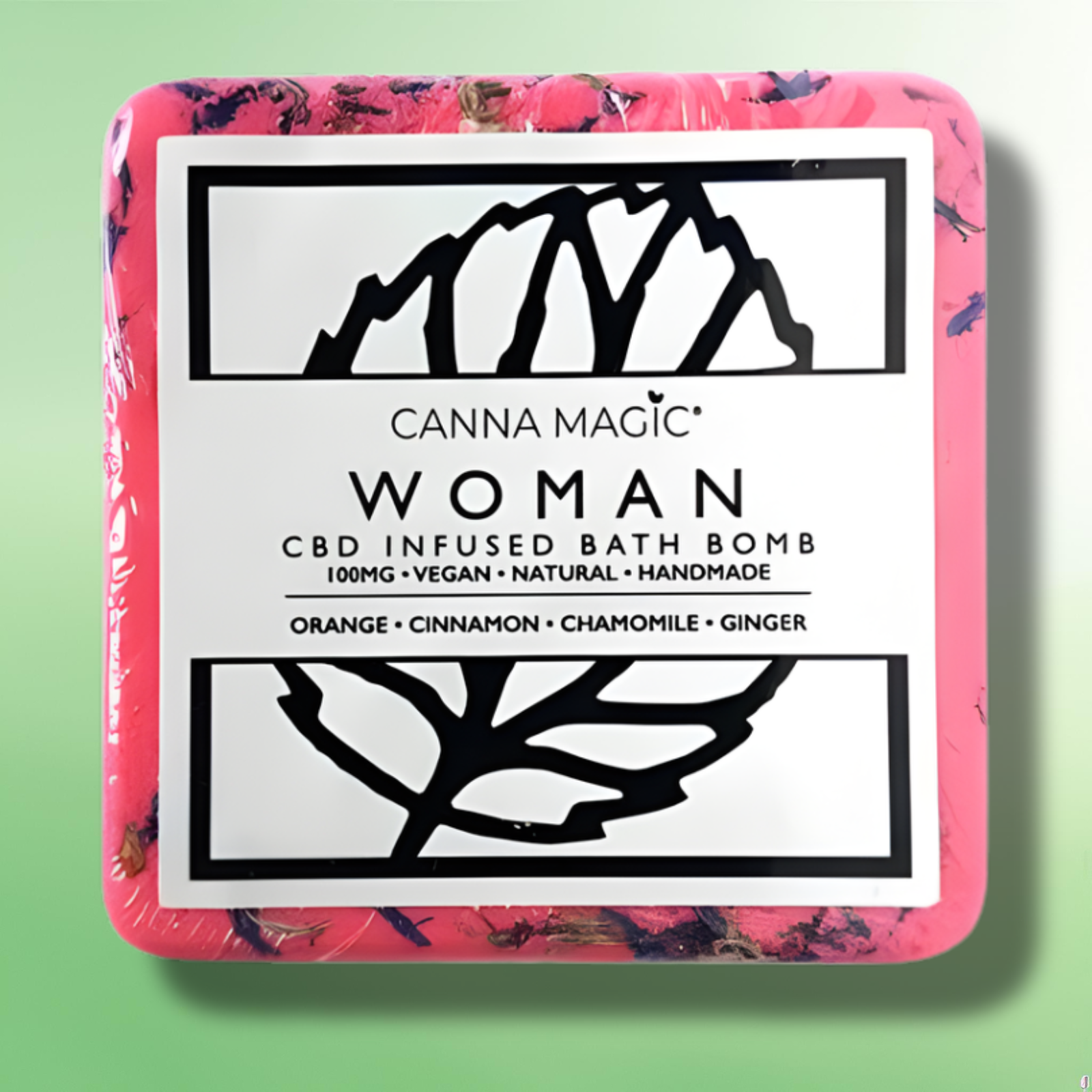 Luxurious 100mg CBD Infused Bath Bombs by Canna Magic - Womens Gift Set - 6 Pcs