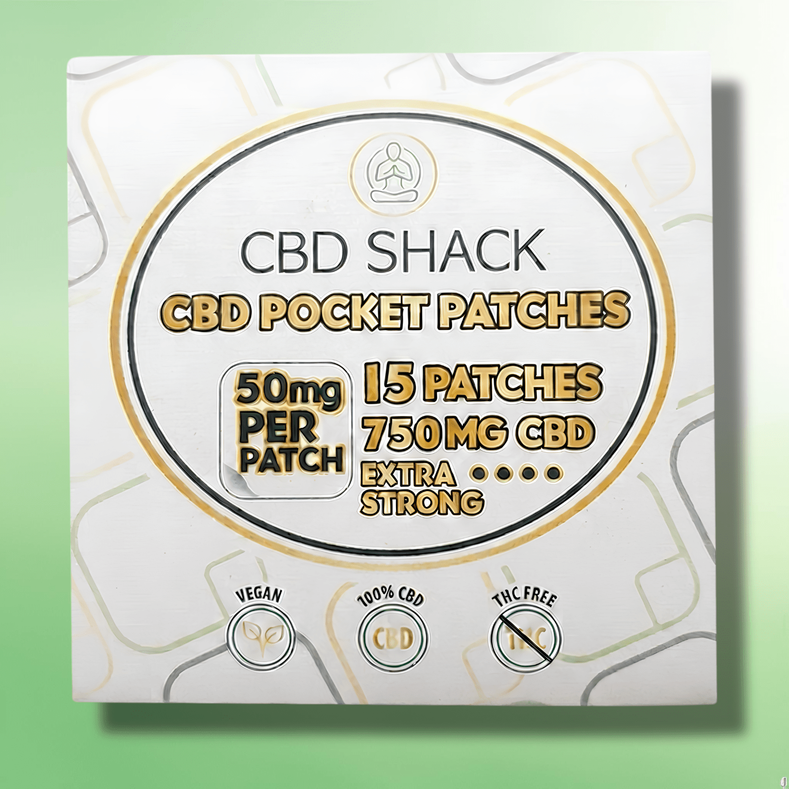 CBD Patches by CBD Shack - High Strength CBD - 20mg to 50mg - 15 Patches - CBD Shack