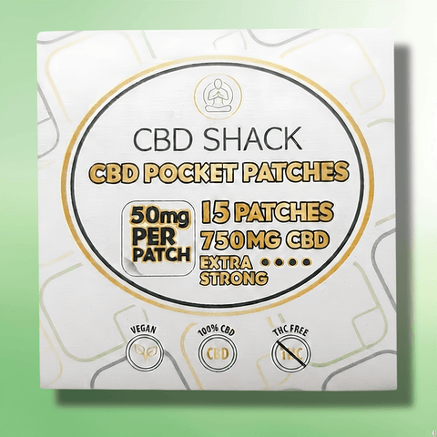 CBD Patches by CBD Shack - High Strength CBD - 20mg to 50mg - 15 Patches - CBD Shack