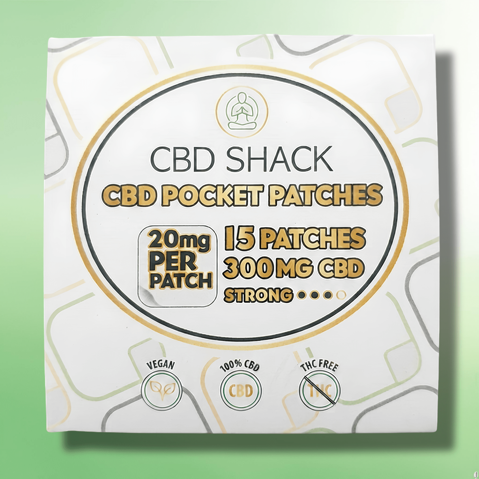 CBD Patches by CBD Shack - High Strength CBD - 20mg to 50mg - 15 Patches - CBD Shack