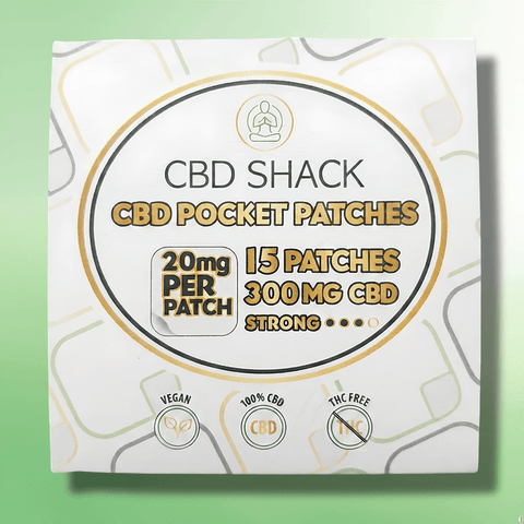 CBD Patches by CBD Shack - High Strength CBD - 20mg to 50mg - 15 Patches - CBD Shack
