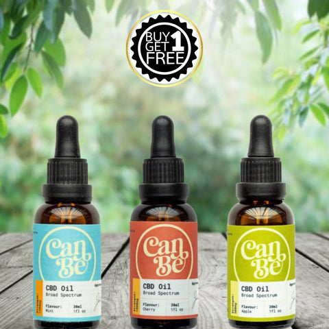 CanBe 500mg - 1500mg CBD Broad Spectrum Oil - 30ml (BUY 1 GET 1 FREE)