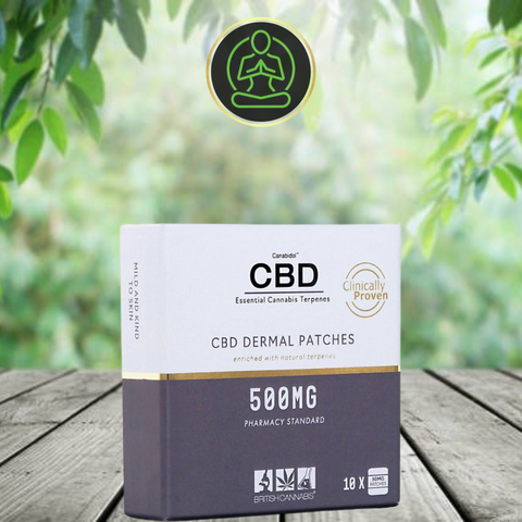 CBD by British Cannabis 500mg CBD Dermal CBD Patches - 10 Patches