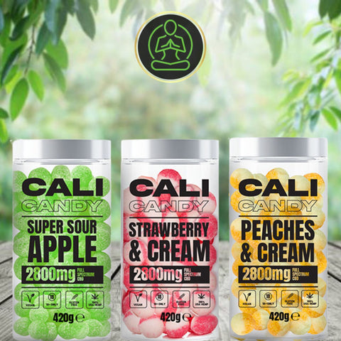 CALI CANDY 2800mg Max Strength CBD Edible Vegan Sweets - 10 Flavours