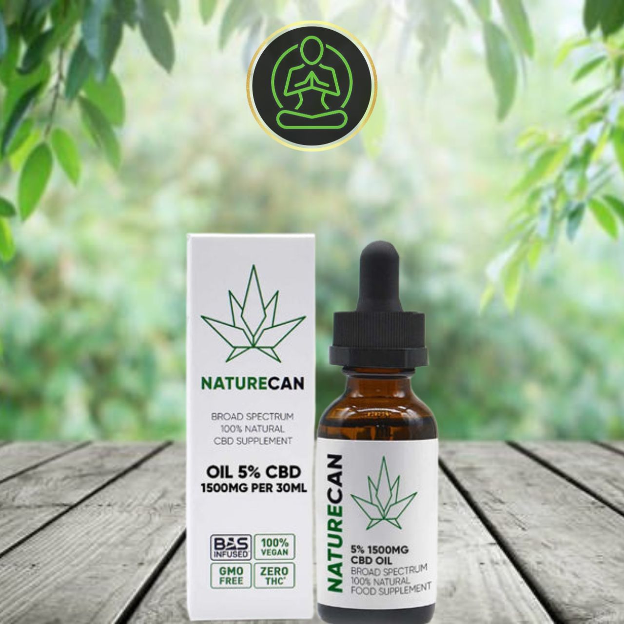 Naturecan 500mg - 3000mg CBD Broad Spectrum MCT Oil 10ml