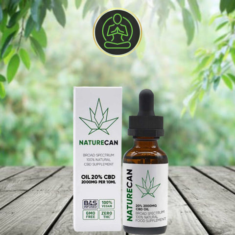 Naturecan 500mg - 3000mg CBD Broad Spectrum MCT Oil 10ml